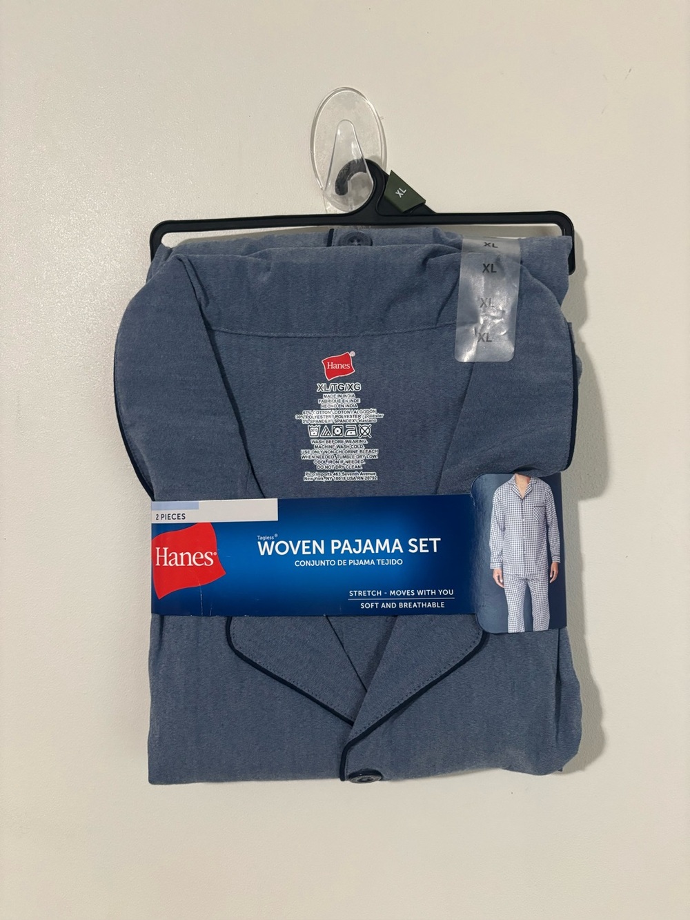 Hanes Menโs Pajamas Set Size XL